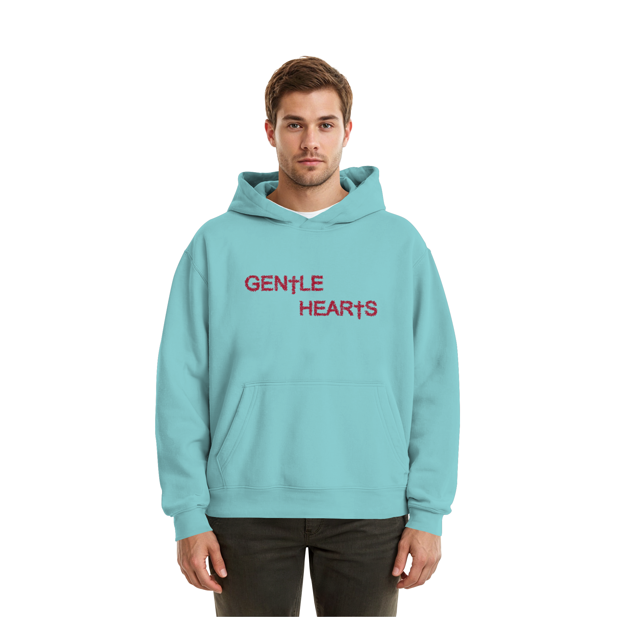 Gentle Hearts Fluffy Boxcut Hoodie