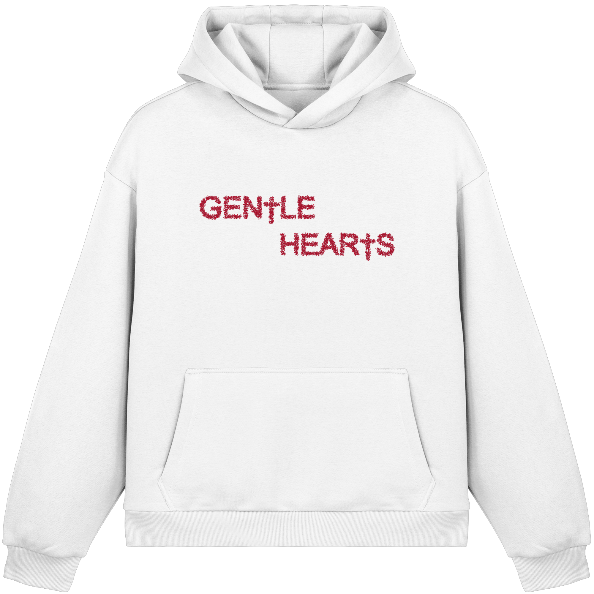 Gentle Hearts Fluffy Boxcut Hoodie