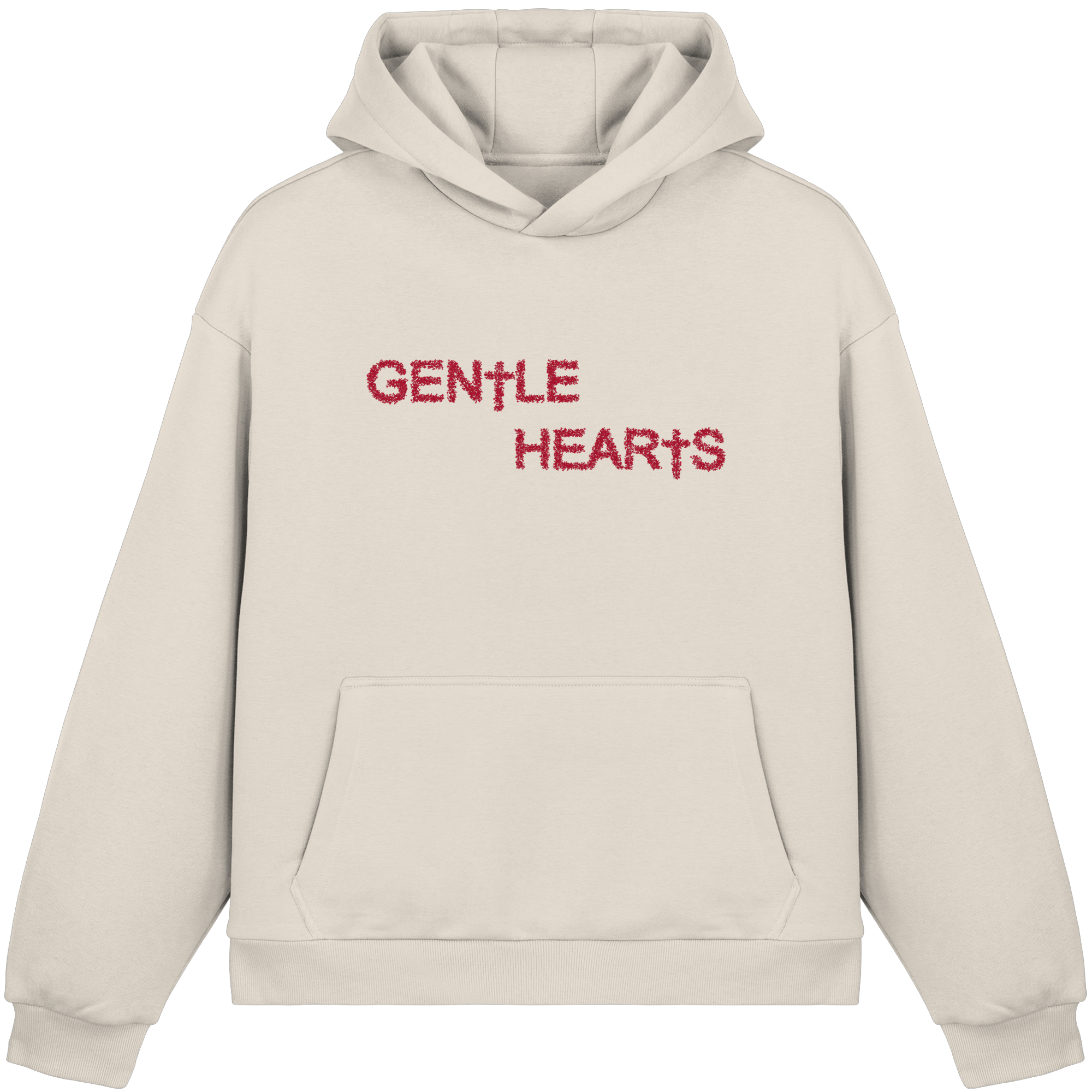 Gentle Hearts Fluffy Boxcut Hoodie